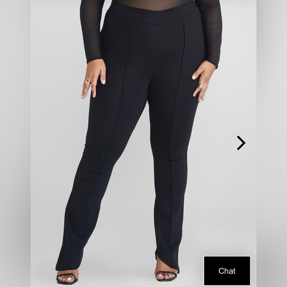 Fashion to Figure 2x Trista V waistband knit pants - NWT